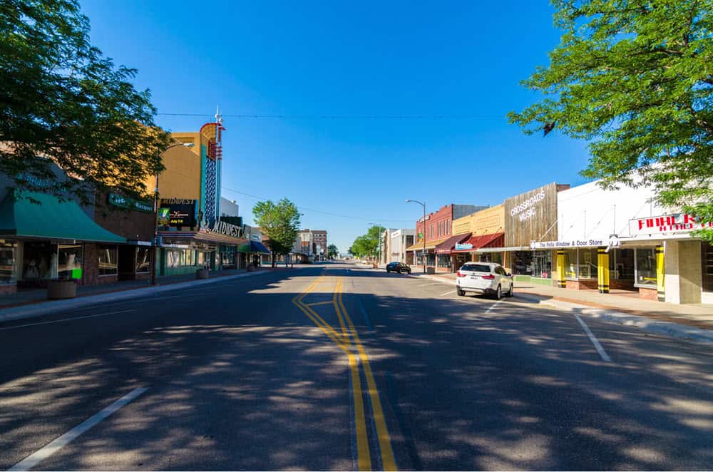 Scottsbluff Nebraska downtown